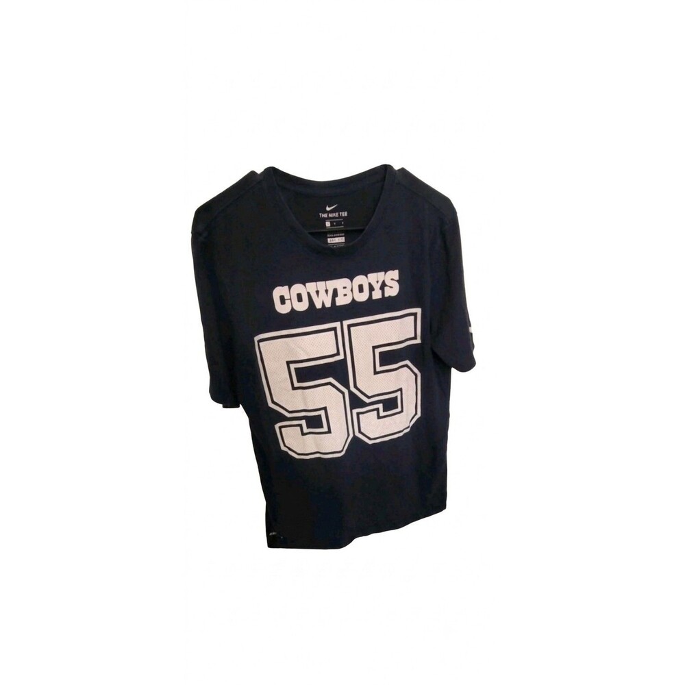 Dallas Cowboys T-Shirt Nike Dri-Fit Vander Esch #55 NFL Navy Large